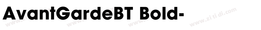 AvantGardeBT Bold字体转换 AvantGardeBT Bold字体转换